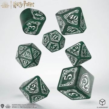 Harry Potter: Slytherin Modern Dice Set - Green
