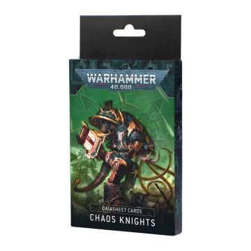 Datasheet Cards: Chaos Knights 10th Edition - English