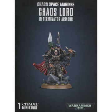 Chaos Space Marines: Chaos Lord in Terminator Armour