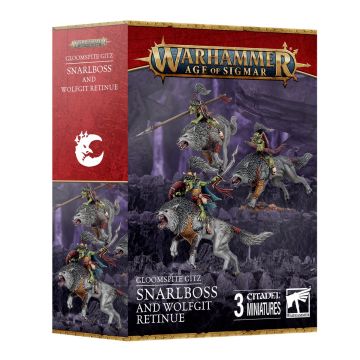 Gloomspite Gitz: Snarlboss and Wolfgit Retinue