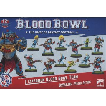 Blood Bowl: Gwaka'Moli Crater Gators Lizardmen Team