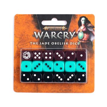 Warcry: Jade Obelisk Dice Set