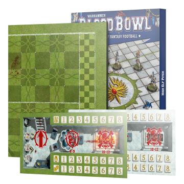 Blood Bowl: High Elf Pitch & Dugouts