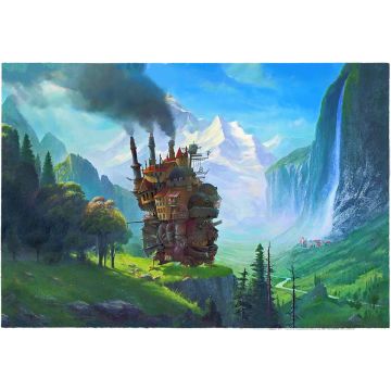 Canvas: Wandelndes Schloss - 90 x 60 cm