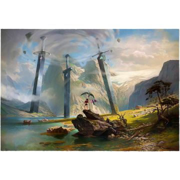 Canvas: Combat Blades - 90 x 60 cm