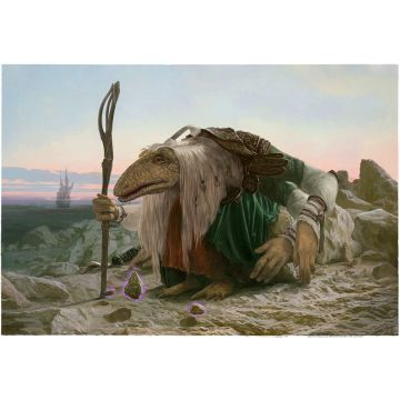 Canvas: Mystiker - 90 x 60 cm