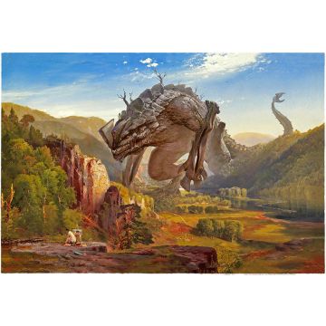 Canvas: Kaiju - 90 x 60 cm