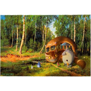 Canvas: Totoro - 90 x 60 cm