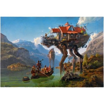 Canvas: Ancient Walker - 90 x 60 cm