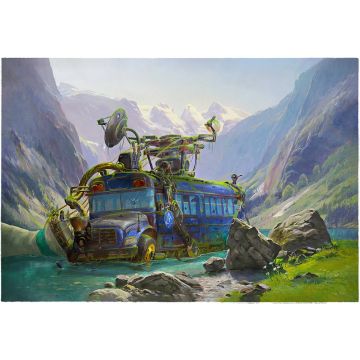 Canvas: Battlebus - 90 x 60 cm