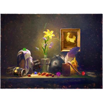 Canvas: Chocobo Still Life - 70 x 50 cm