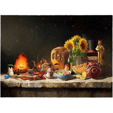 Canvas: Ghibli Still Life - 70 x 50 cm