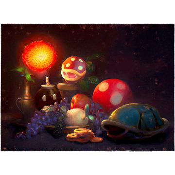 Canvas: Mario - 70 x 50 cm