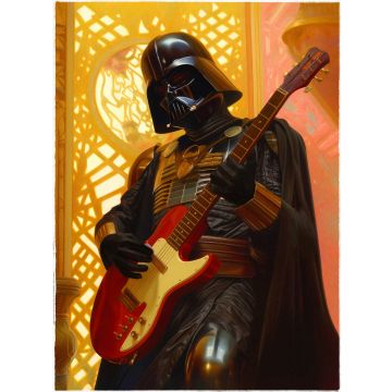 Canvas: Vader Guitar - 50 x 70 cm