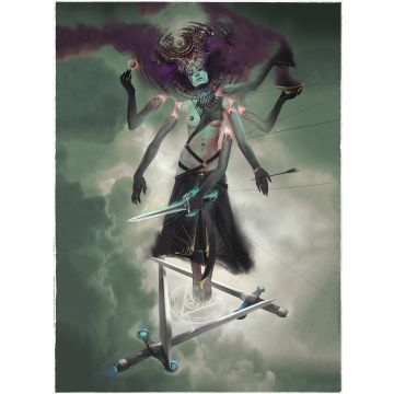 Canvas: Witch - 50 x 70 cm