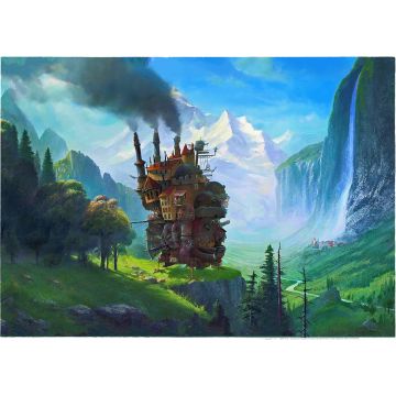 Canvas: Wandelndes Schloss - 100 x 70 cm