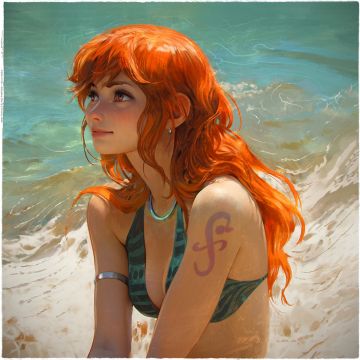 Canvas: Nami - 50 x 50 cm