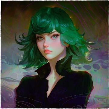 Canvas: Tatsumaki - 50 x 50 cm