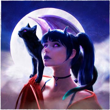Canvas: Luna Nova - 50 x 50 cm