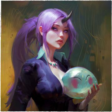 Canvas: Shion - 50 x 50 cm