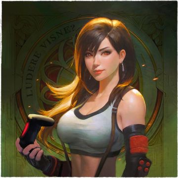 Canvas: Tifa - 50 x 50 cm