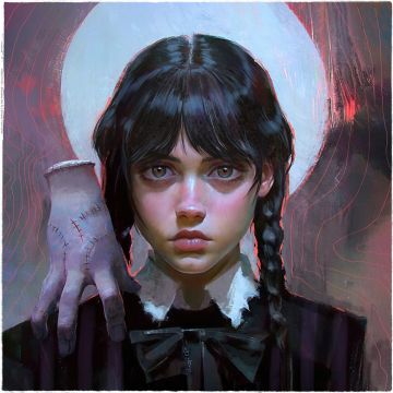 Canvas: Wednesday - 50 x 50 cm