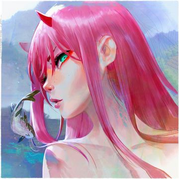 Canvas: Zero Two - 50 x 50 cm