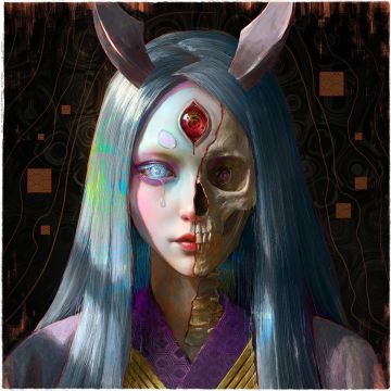 Canvas: Mother of Chakra 50x50 cm