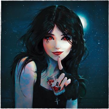 Canvas: Death - 50 x 50 cm