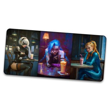 Milkshakes - Gamer Mousepad