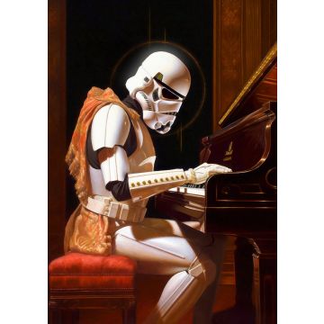 Stormtrooper Piano - Poster A2