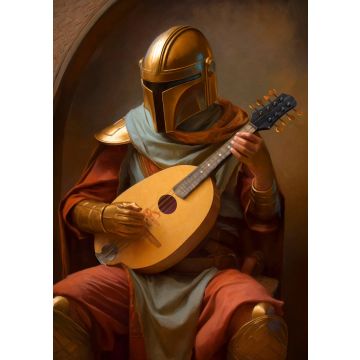 Mandalorian Mandoline - Poster A2