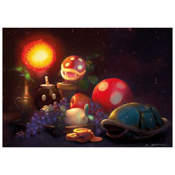 Mario Still Life - Poster A3