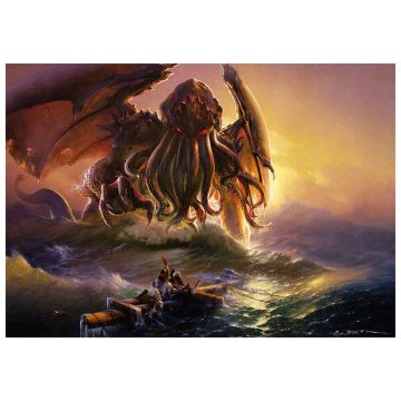 Cthulhu and the Ninth Wave - Poster A3