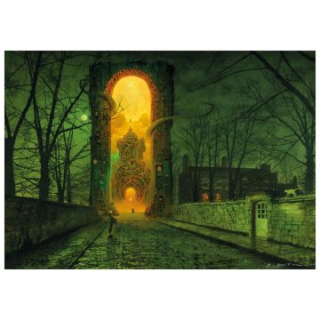 Doorway Cat - Poster A3