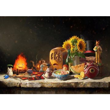Ghibli Still Life - Poster A3