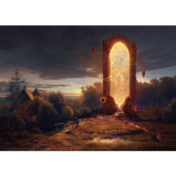 Doorway Snake - Postcard