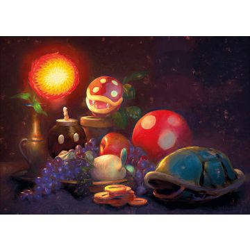 Mario Still Life - Postcard