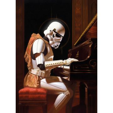 Stormtrooper Piano - Postcard