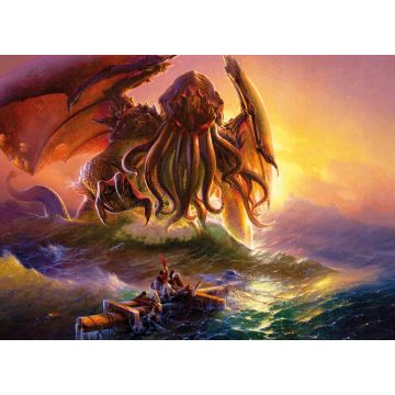 Cthulhu and the Ninth Wave - Postcard