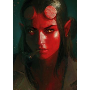 Hellgirl - Postcard