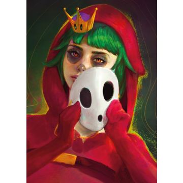 Shy Gal - Postcard