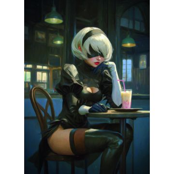 2B Diner - Postcard