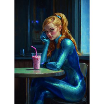 Samus Diner - Postcard