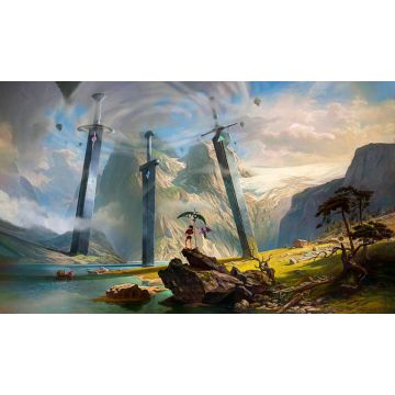 TCG: Luna Swords Stitched Playmat - 61 x 35 cm