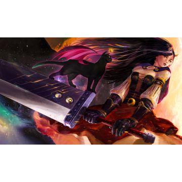 TCG: Buster Luna Stitched Playmat - 61 x 35 cm