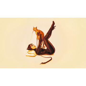TCG: Catwoman Stitched Playmat - 61 x 35 cm