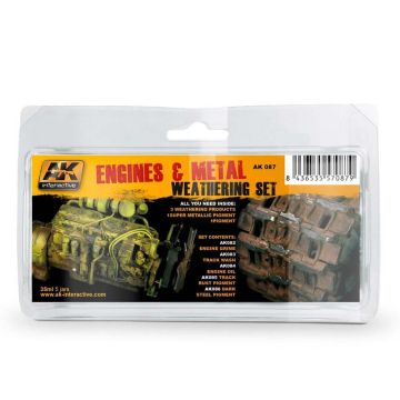 Engines And Metal Weathering Set