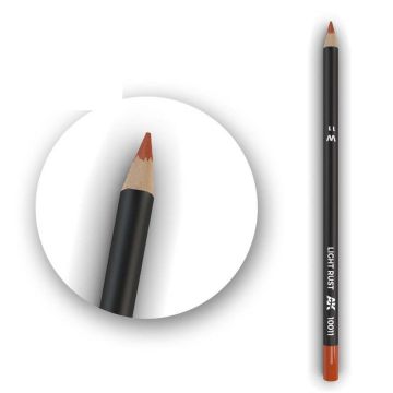 Watercolor Pencil Light Rust
