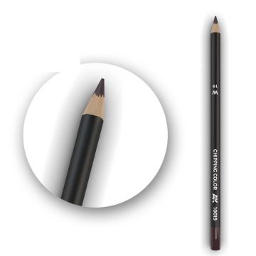 Watercolor Pencil Chipping Color